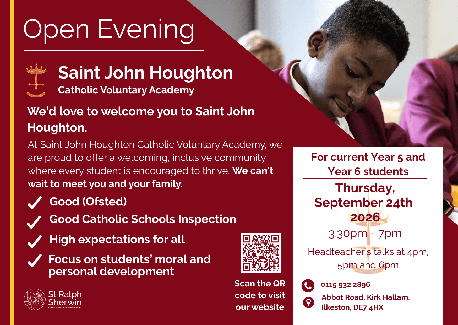 SJH Postcard Open Day 2026